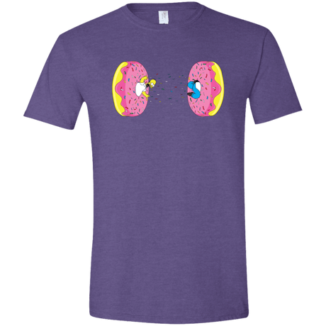 T-Shirts Heather Purple / S Donut Portal Men's Semi-Fitted Softstyle