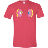 T-Shirts Heather Red / S Donut Portal Men's Semi-Fitted Softstyle