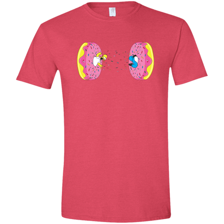T-Shirts Heather Red / S Donut Portal Men's Semi-Fitted Softstyle