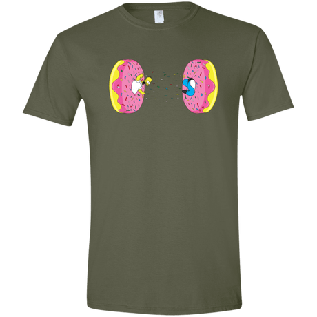 T-Shirts Military Green / S Donut Portal Men's Semi-Fitted Softstyle