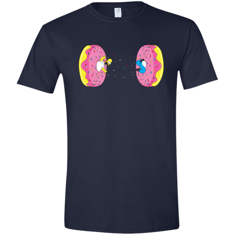 T-Shirts Navy / X-Small Donut Portal Men's Semi-Fitted Softstyle