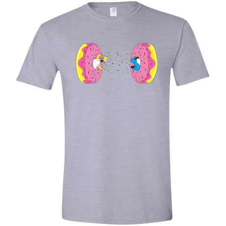 T-Shirts Sport Grey / X-Small Donut Portal Men's Semi-Fitted Softstyle