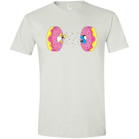 T-Shirts White / X-Small Donut Portal Men's Semi-Fitted Softstyle