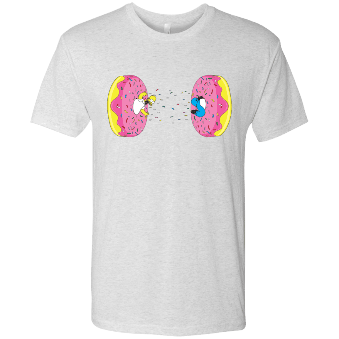T-Shirts Heather White / S Donut Portal Men's Triblend T-Shirt