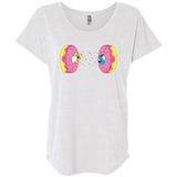 T-Shirts Heather White / X-Small Donut Portal Triblend Dolman Sleeve