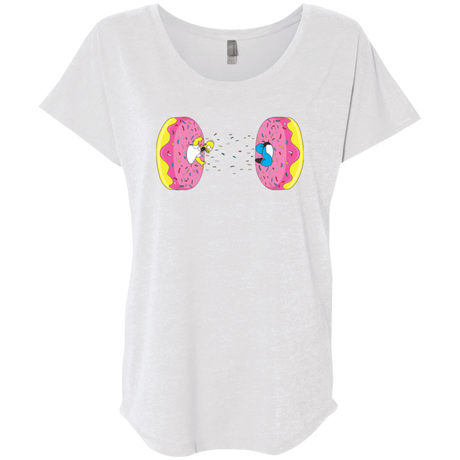 T-Shirts Heather White / X-Small Donut Portal Triblend Dolman Sleeve