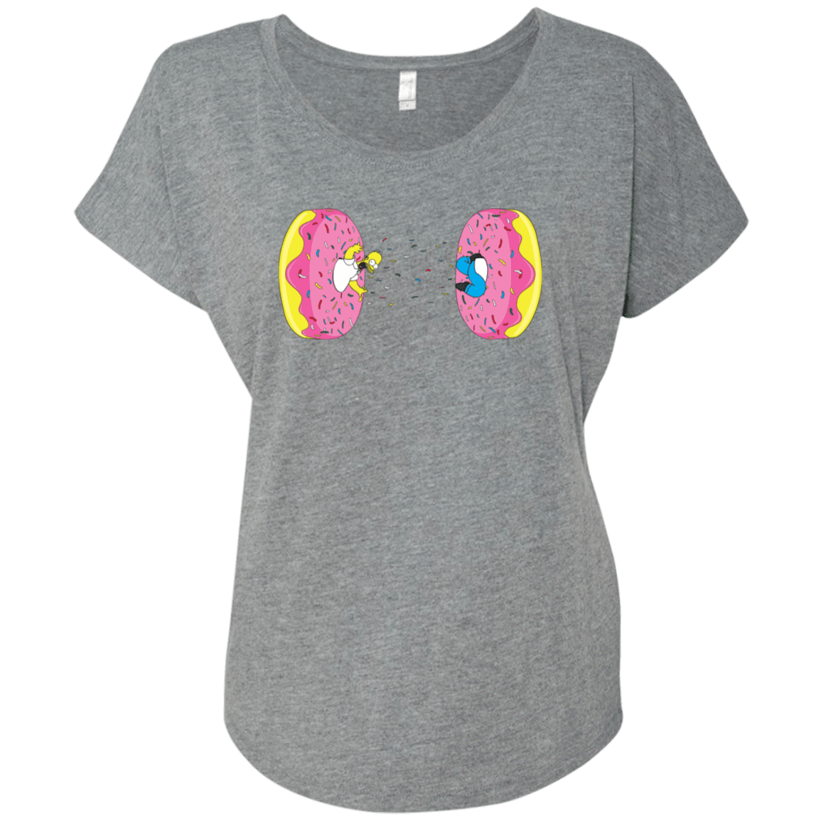 T-Shirts Premium Heather / X-Small Donut Portal Triblend Dolman Sleeve