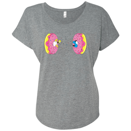 T-Shirts Premium Heather / X-Small Donut Portal Triblend Dolman Sleeve