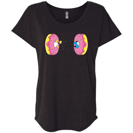 T-Shirts Vintage Black / X-Small Donut Portal Triblend Dolman Sleeve