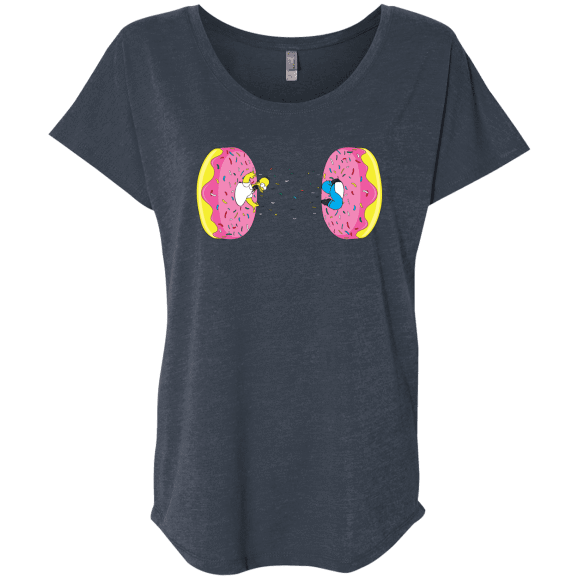 T-Shirts Vintage Navy / X-Small Donut Portal Triblend Dolman Sleeve