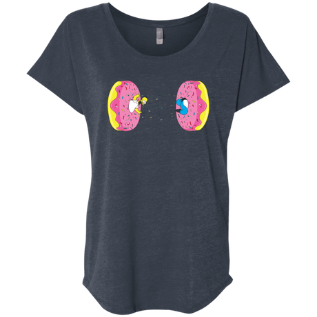 T-Shirts Vintage Navy / X-Small Donut Portal Triblend Dolman Sleeve