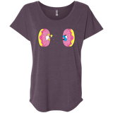 T-Shirts Vintage Purple / X-Small Donut Portal Triblend Dolman Sleeve