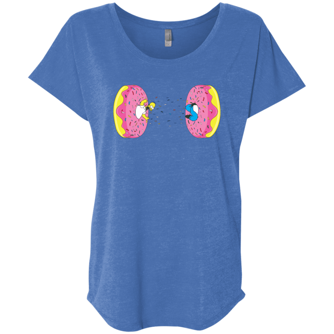 T-Shirts Vintage Royal / X-Small Donut Portal Triblend Dolman Sleeve