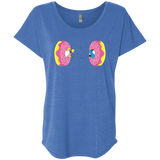 T-Shirts Vintage Royal / X-Small Donut Portal Triblend Dolman Sleeve