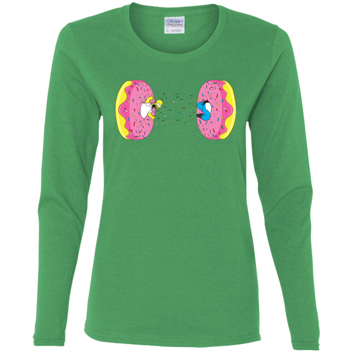 T-Shirts Irish Green / S Donut Portal Women's Long Sleeve T-Shirt