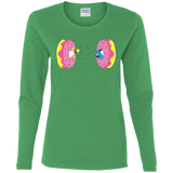 T-Shirts Irish Green / S Donut Portal Women's Long Sleeve T-Shirt
