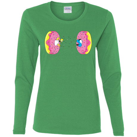 T-Shirts Irish Green / S Donut Portal Women's Long Sleeve T-Shirt