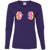 T-Shirts Purple / S Donut Portal Women's Long Sleeve T-Shirt