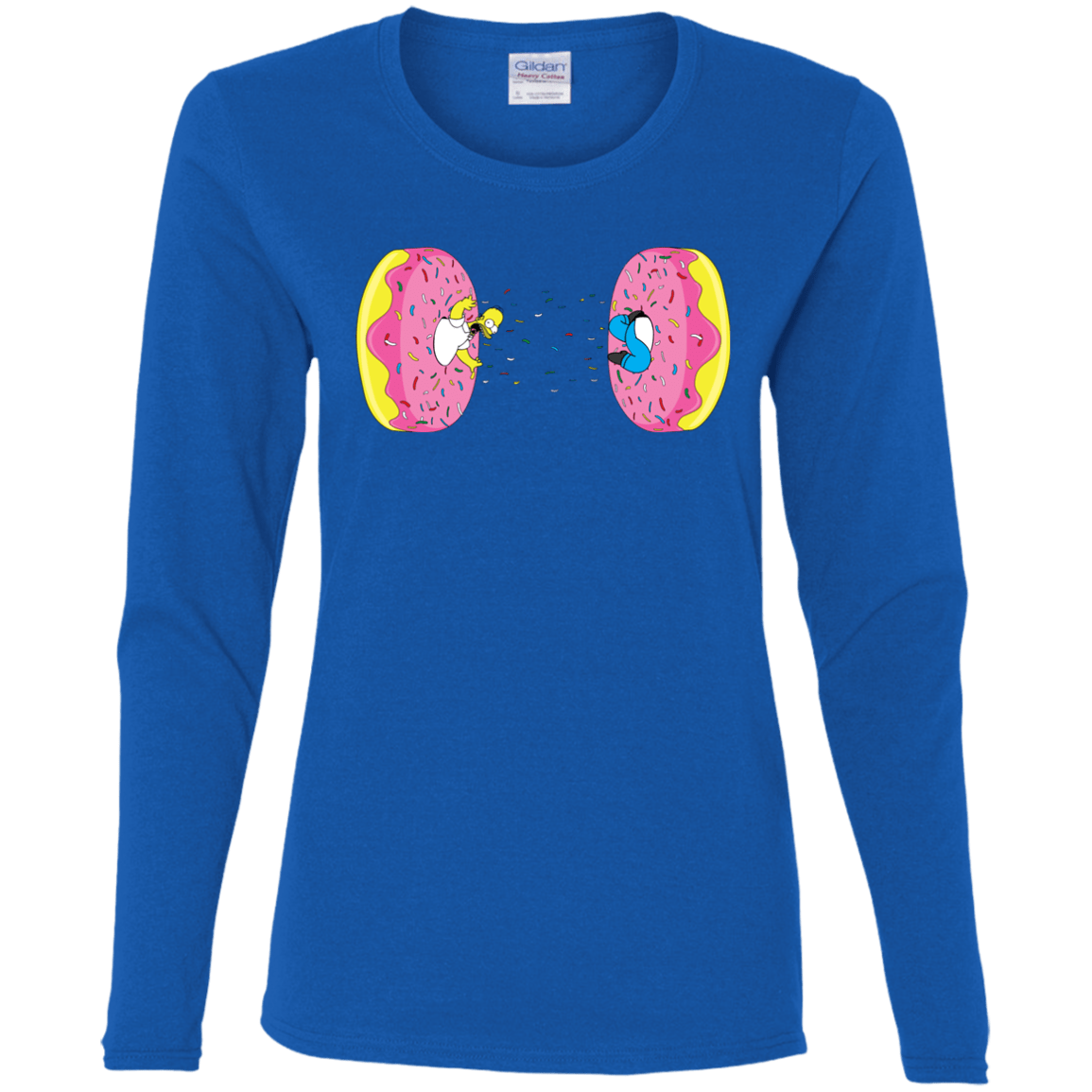 T-Shirts Royal / S Donut Portal Women's Long Sleeve T-Shirt