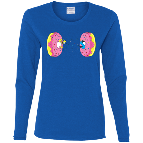 T-Shirts Royal / S Donut Portal Women's Long Sleeve T-Shirt