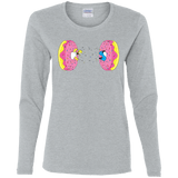 T-Shirts Sport Grey / S Donut Portal Women's Long Sleeve T-Shirt