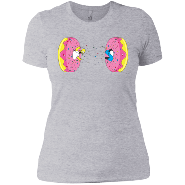 T-Shirts Heather Grey / X-Small Donut Portal Women's Premium T-Shirt