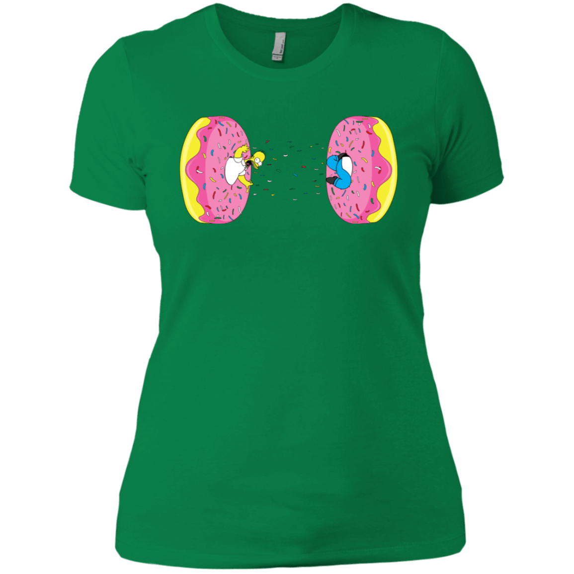 T-Shirts Kelly Green / X-Small Donut Portal Women's Premium T-Shirt