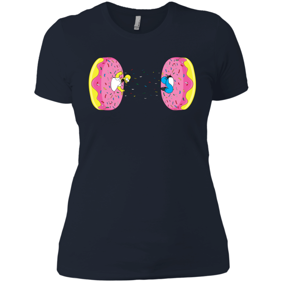 T-Shirts Midnight Navy / X-Small Donut Portal Women's Premium T-Shirt