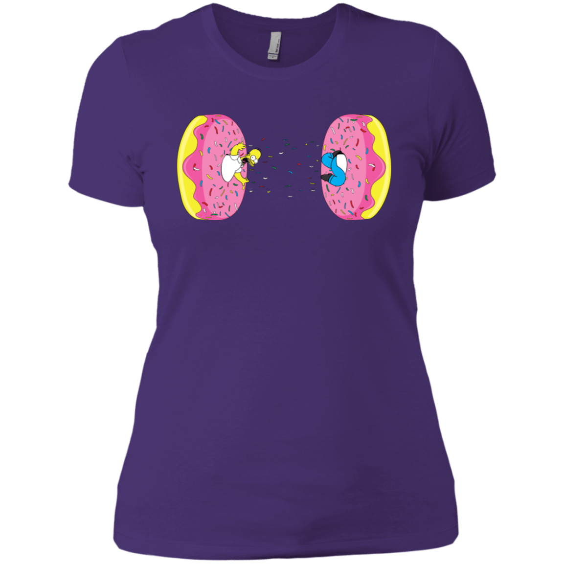 T-Shirts Purple Rush/ / X-Small Donut Portal Women's Premium T-Shirt