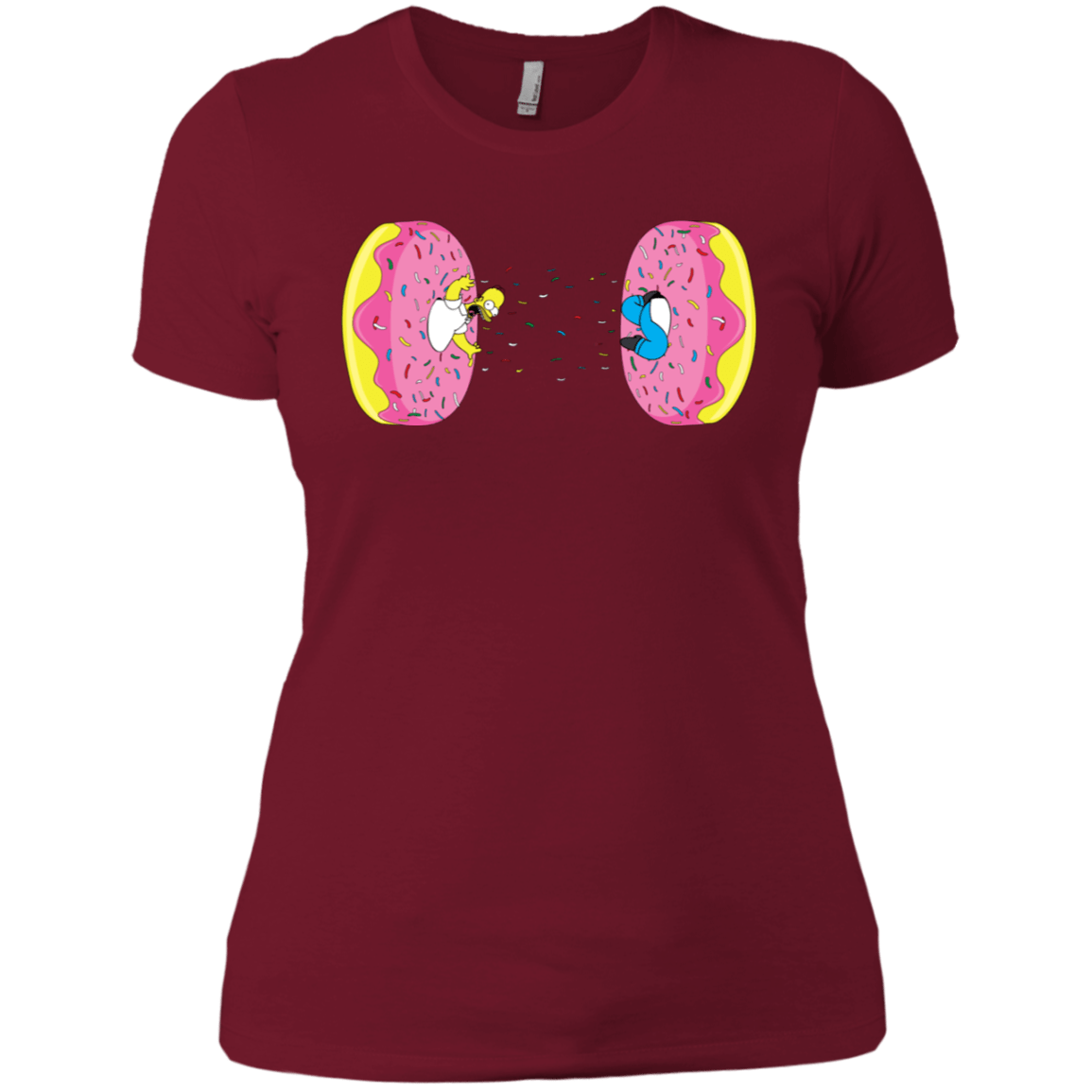 T-Shirts Scarlet / X-Small Donut Portal Women's Premium T-Shirt