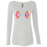T-Shirts Heather White / S Donut Portal Women's Triblend Long Sleeve Shirt