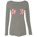 T-Shirts Venetian Grey / S Donut Portal Women's Triblend Long Sleeve Shirt