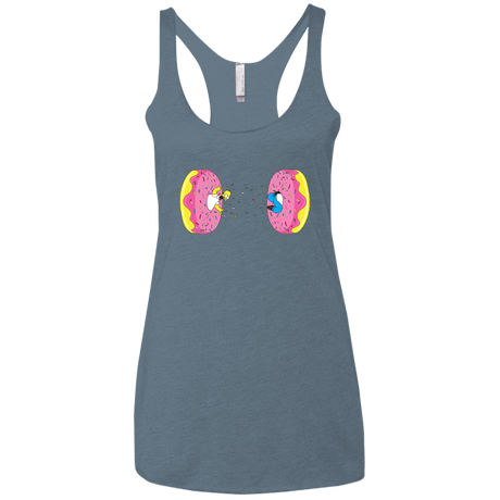 T-Shirts Indigo / X-Small Donut Portal Women's Triblend Racerback Tank
