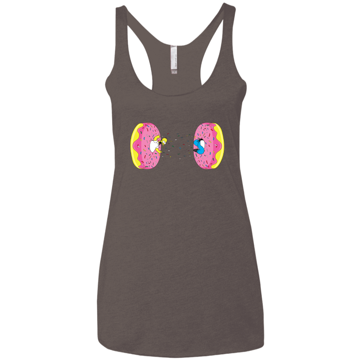 T-Shirts Macchiato / X-Small Donut Portal Women's Triblend Racerback Tank