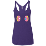 T-Shirts Purple Rush / X-Small Donut Portal Women's Triblend Racerback Tank