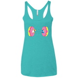 T-Shirts Tahiti Blue / X-Small Donut Portal Women's Triblend Racerback Tank