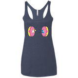 T-Shirts Vintage Navy / X-Small Donut Portal Women's Triblend Racerback Tank