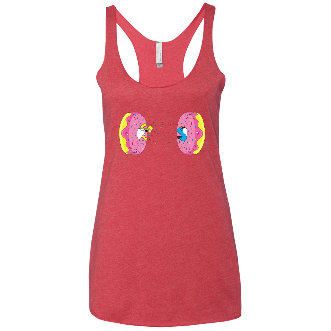 T-Shirts Vintage Red / X-Small Donut Portal Women's Triblend Racerback Tank