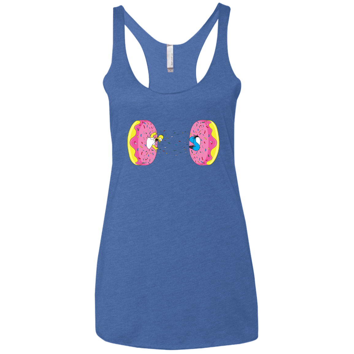 T-Shirts Vintage Royal / X-Small Donut Portal Women's Triblend Racerback Tank