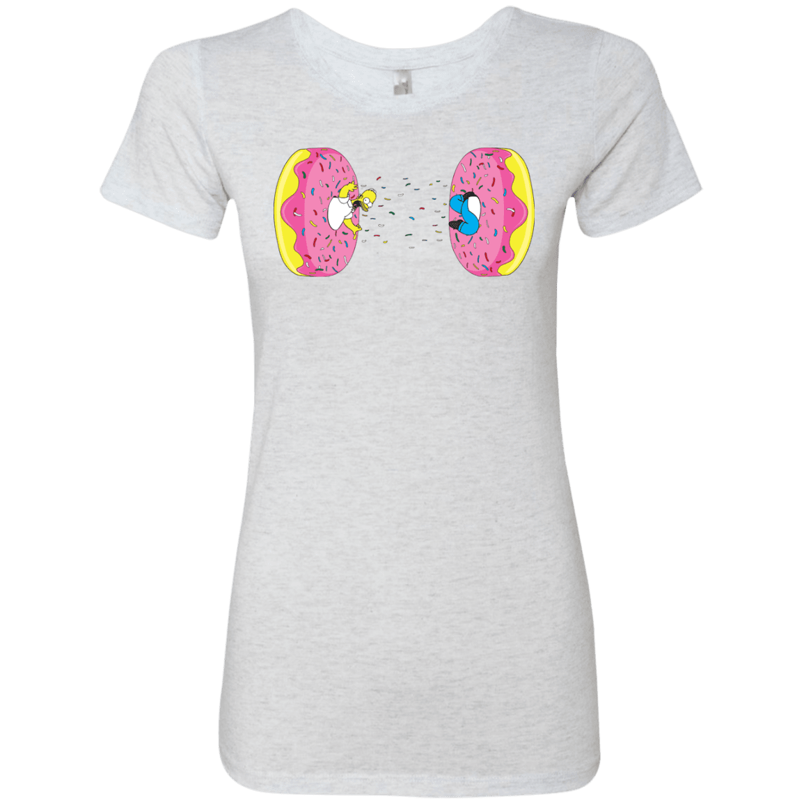 T-Shirts Heather White / S Donut Portal Women's Triblend T-Shirt
