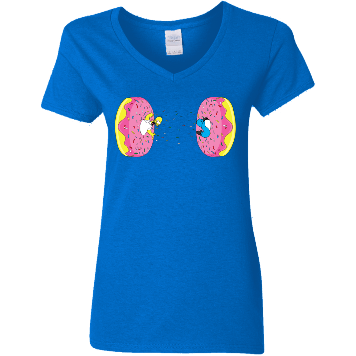 T-Shirts Royal / S Donut Portal Women's V-Neck T-Shirt