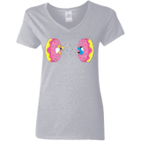 T-Shirts Sport Grey / S Donut Portal Women's V-Neck T-Shirt