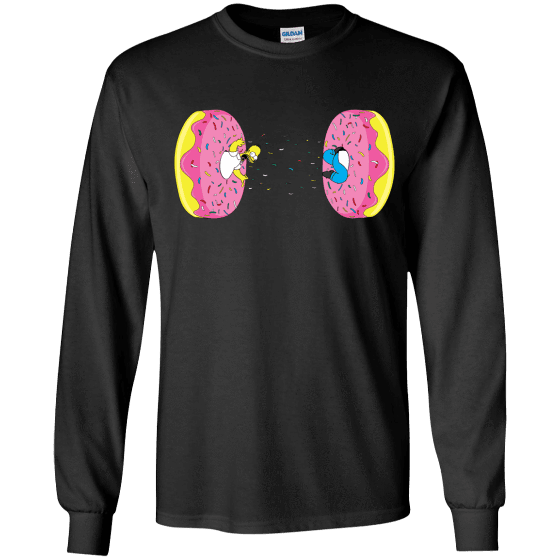 T-Shirts Black / YS Donut Portal Youth Long Sleeve T-Shirt