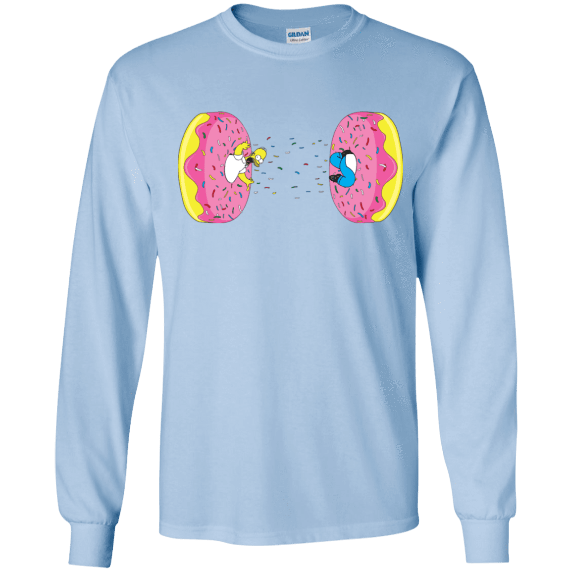 T-Shirts Light Blue / YS Donut Portal Youth Long Sleeve T-Shirt