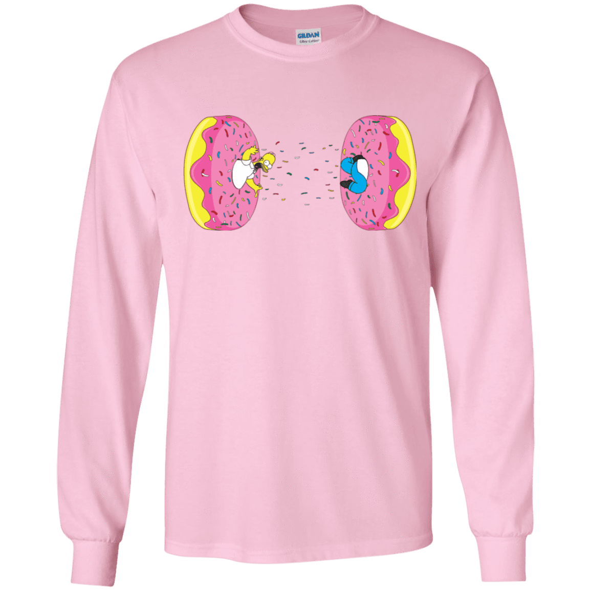 T-Shirts Light Pink / YS Donut Portal Youth Long Sleeve T-Shirt