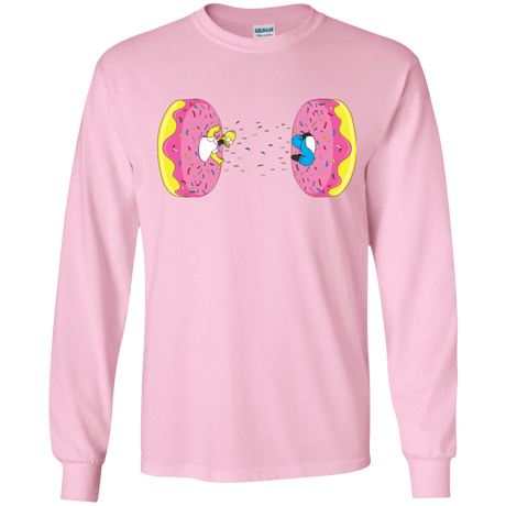 T-Shirts Light Pink / YS Donut Portal Youth Long Sleeve T-Shirt