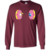T-Shirts Maroon / YS Donut Portal Youth Long Sleeve T-Shirt