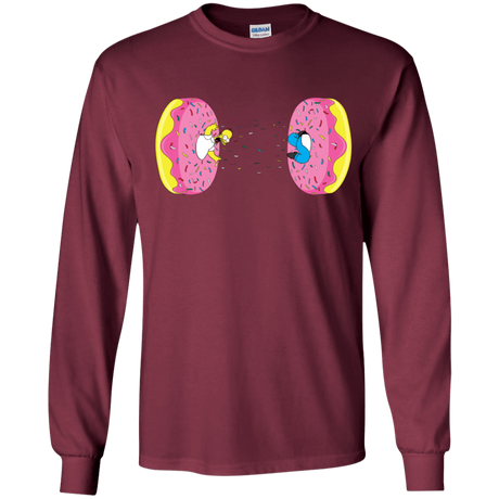 T-Shirts Maroon / YS Donut Portal Youth Long Sleeve T-Shirt