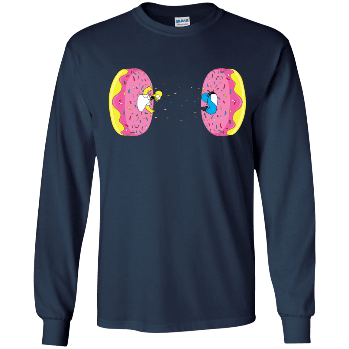 T-Shirts Navy / YS Donut Portal Youth Long Sleeve T-Shirt