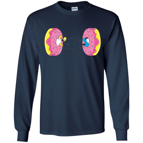 T-Shirts Navy / YS Donut Portal Youth Long Sleeve T-Shirt